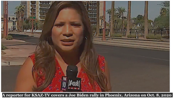 Phoenix Arizona Presidential News Reporter Mystified ‘no Supporters ...