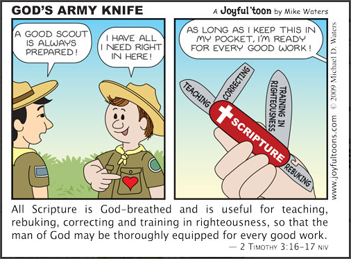 [First Aid joyful toons] 132 God’s Army Knife