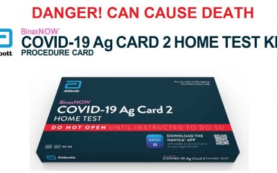 Popular COVID Home Test Kit Contains Lethal Drug that is Fatal