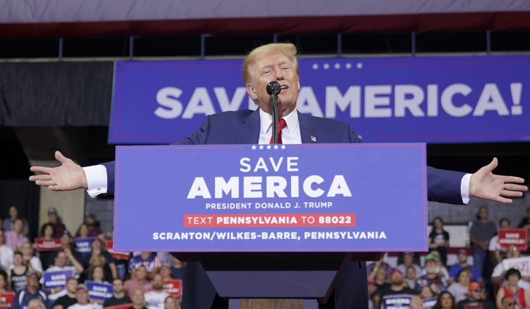 45th Pres. Trump holds rally in Wilkes-Barre, Pa.