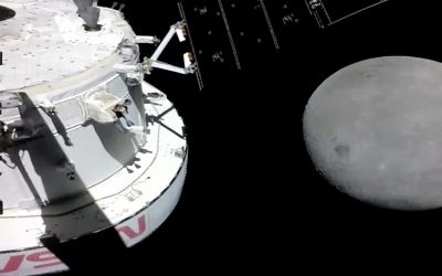 NASA’s Orion makes closest lunar approach oan