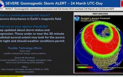 Earth Hit By “Strongest Geomagnetic Storm In Six Years” As Dazzling Auroras Spotted Across US