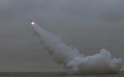 North Korea Fires Cruise Missiles From Submarine Amid Large US-N.Korea Drills