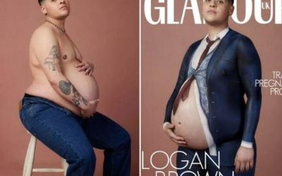 Glamour Magazine Features Pregnant “Man” Cover Model For Pride Month