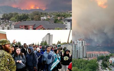 Canada’s Fourth Largest Emergency Evacuation Underway As Wildfires Spread