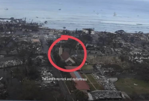 WATCH: Deadly Hawaii fire destroys everything, but leaves church seemingly unscathed