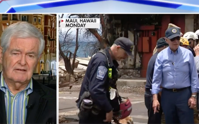 Gingrich Says Biden Behavior In Maui ‘Just Plain Frightening’ As MSM Triggered Over ‘Nodgate’