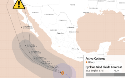 Storm Hilary Churns In Pacific Forecasted To Hit Southern California