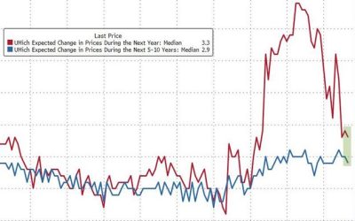UMich Inflation Expectations Fell In August; Democrats’ Confidence Drops