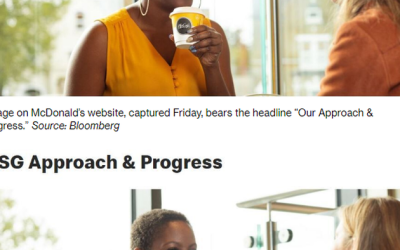 McDonald’s Scrubs Mentions Of “ESG” From Its Website