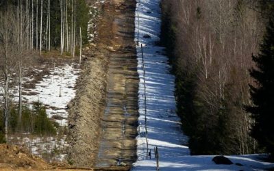 Finland Builds First Section Of Border Wall With Russia