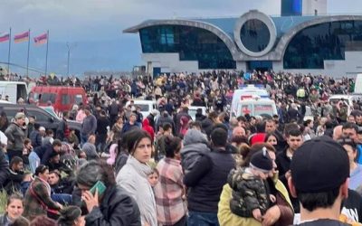 Thousands Of Armenians Rush To Airport, Fearing Genocide, As Ceasefire Announced In Nagorno-Karabakh