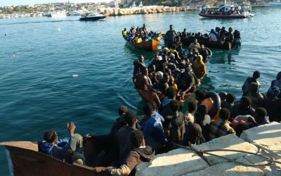 Watch: Tiny Italian Island Overwhelmed By 7,000 Migrants Arriving In Small Boats Within 24 Hours