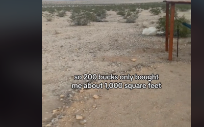 Gen-Zer Buys $200 Plot Of Land In Desert After Complaining About “Owning Nothing”