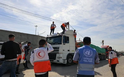 First Shipment Of Humanitarian Aid Enters Gaza oan
