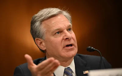 FBI Chief Christopher Wray Fears Hamas Attacks Could Inspire Terrorism In U.S. oan