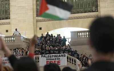 At Least 200 Arrested In Grand Central Station Protest Demanding Israel-Hamas Cease-Fire oan