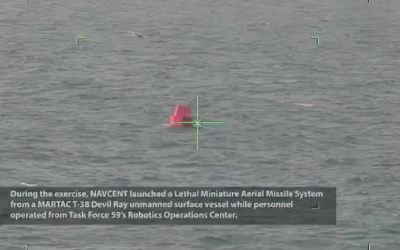 Watch: US Navy Drone Boat Fires ‘Kamikaze Drones’ In Exercise Amid WW3 Threats