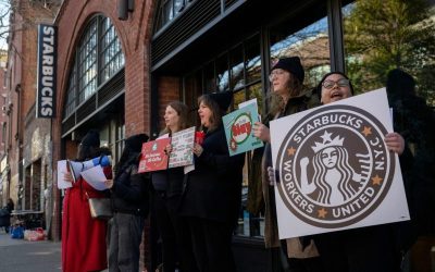 Starbucks Workers Around U.S. Go On Strike On Busy ‘Red Cup Day’ oan