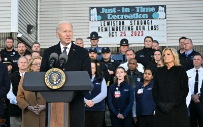 Biden Meets With Families Of Victims In Lewiston Mass Shooting oan