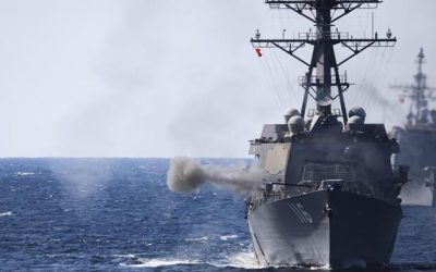 US Warship Downs Several Attack Drones In Red Sea As Hijacked Vessel Standoff Continues