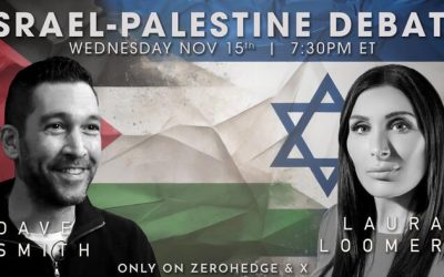Reminder: Tonight At 7:30pm ET, Laura Loomer And Dave Smith Debate Israel-Hamas War