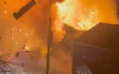 Massive Explosion Destroys Home Of Crazed Man In Arlington, Virginia Neighborhood
