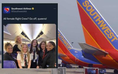 Southwest Airlines Deletes X Post Celebrating “All Female Flight Crew”