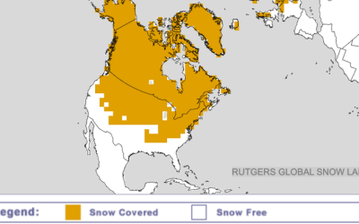 Global Warming? North America Snow Coverage Hits “Decadal Highs”