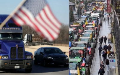 Mess In The West: ‘Army Of God’ Convoy Heads To US Border While EU Farmers Block Cities