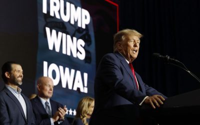 Trump Appears Visibly Emotional While Mentioning Deceased Mother-In-Law In Victory Speech At Iowa Caucuses oan