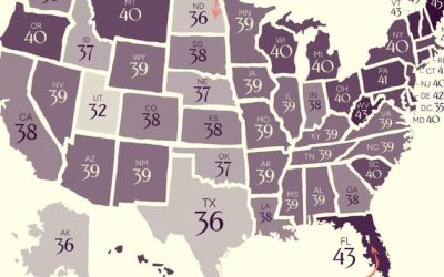Mapping The Median Age In Each US State