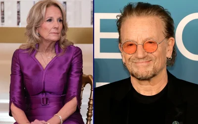 U2’s Bono Dedicates Song To Jill Biden At Sphere Residency Performance oan