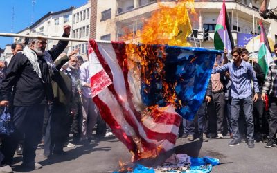 Protesters In Istanbul Burn U.S. And Israeli Flags On Al-Quds Day oan