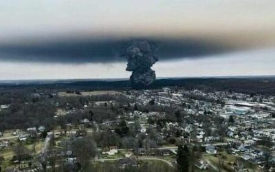 Norfolk Southern To Pay $600 Million To East Palestine Over Toxic Train Derailment
