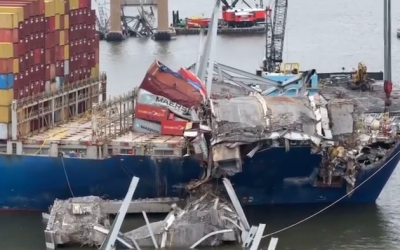 Baltimore Bridge Collapse Container Ship Will Be Refloated And Removed At High Tide