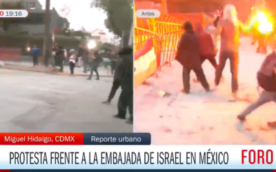 Chaos In Mexico: Angry Mob Attempts To Set Fire To Israeli Embassy