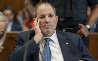 Harvey Weinstein Wheeled Into N.Y. Court, Faces New Trial After Rape Conviction Is Overturned oan