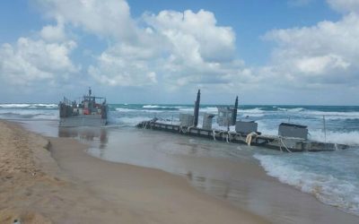 Biden’s $320M Gaza Pier Has Detached & Drifted Onto Israeli Beach