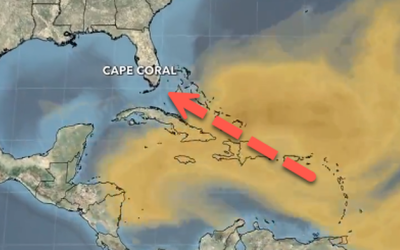 “Here In Ten Days”: Dust Plume From Africa Headed To US Gulf Coast 