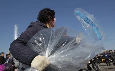 North Korea Sends Balloons Full Of Excrement, Trash To South Korea oan