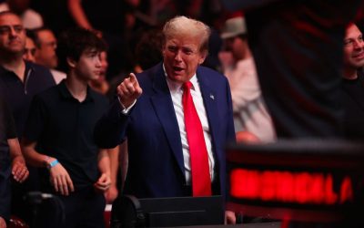Trump Receives Massive Standing Ovation At UFC 302 oan