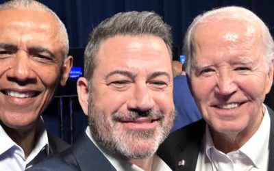 Obama And Kimmel Puppet Biden Through $30 Million LA Fundraiser As Trump Dazzles Detroit