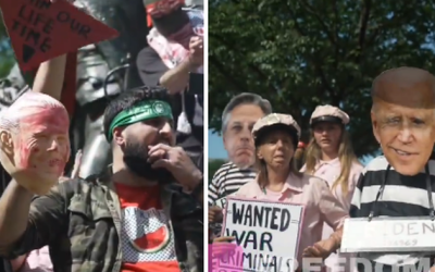 From Bloody Biden Head To Code Pink ‘War Criminal’ Display, White House Protest Gets Heated