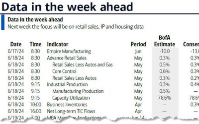 Key Events This Holiday-Shortened Week: Retail Sales, Housing And PMIs