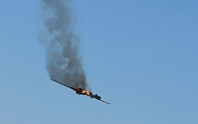 Watch: Hezbollah Shoots Down Large Israeli Drone In Expanded Fighting