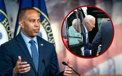 Hakeem Jeffries Met With Biden After Thursday’s Uncomfortable ‘High-Stakes’ Press Conference oan