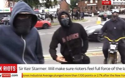 BBC Describes Violent Birmingham Riot As “Largely Peaceful”