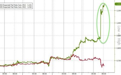 Wall Street Begs Fed To Panic: Goldman Sees 3 Consecutive Rate Cuts, JPM Hopes Two For 50bps, Citi Even Crazier