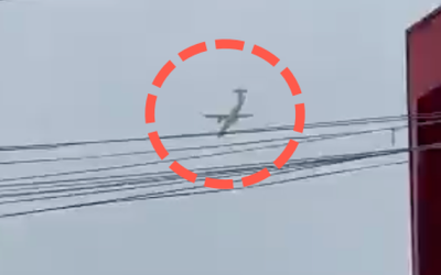 Dramatic Footage Shows Passenger Plane Crashing In Brazil
